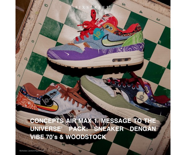 The Concepts x Nike ‘Message To The Universe’ Air Max 1: Koleksi dengan Nuansa Vintage